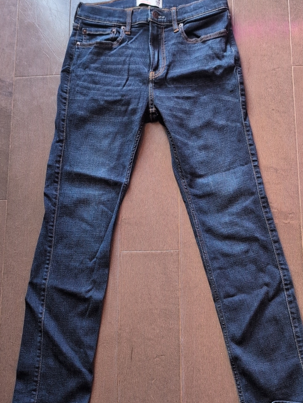 Abercrombie Girl's Dark Blue Skinny Jeans